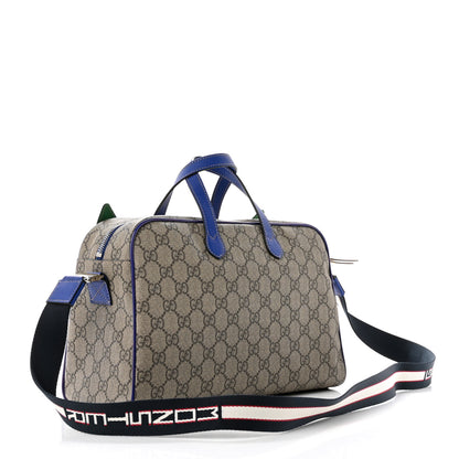 Gucci GG Supreme Monogram Kids Dinosaur Top Handle Bag Blue 2 of 9