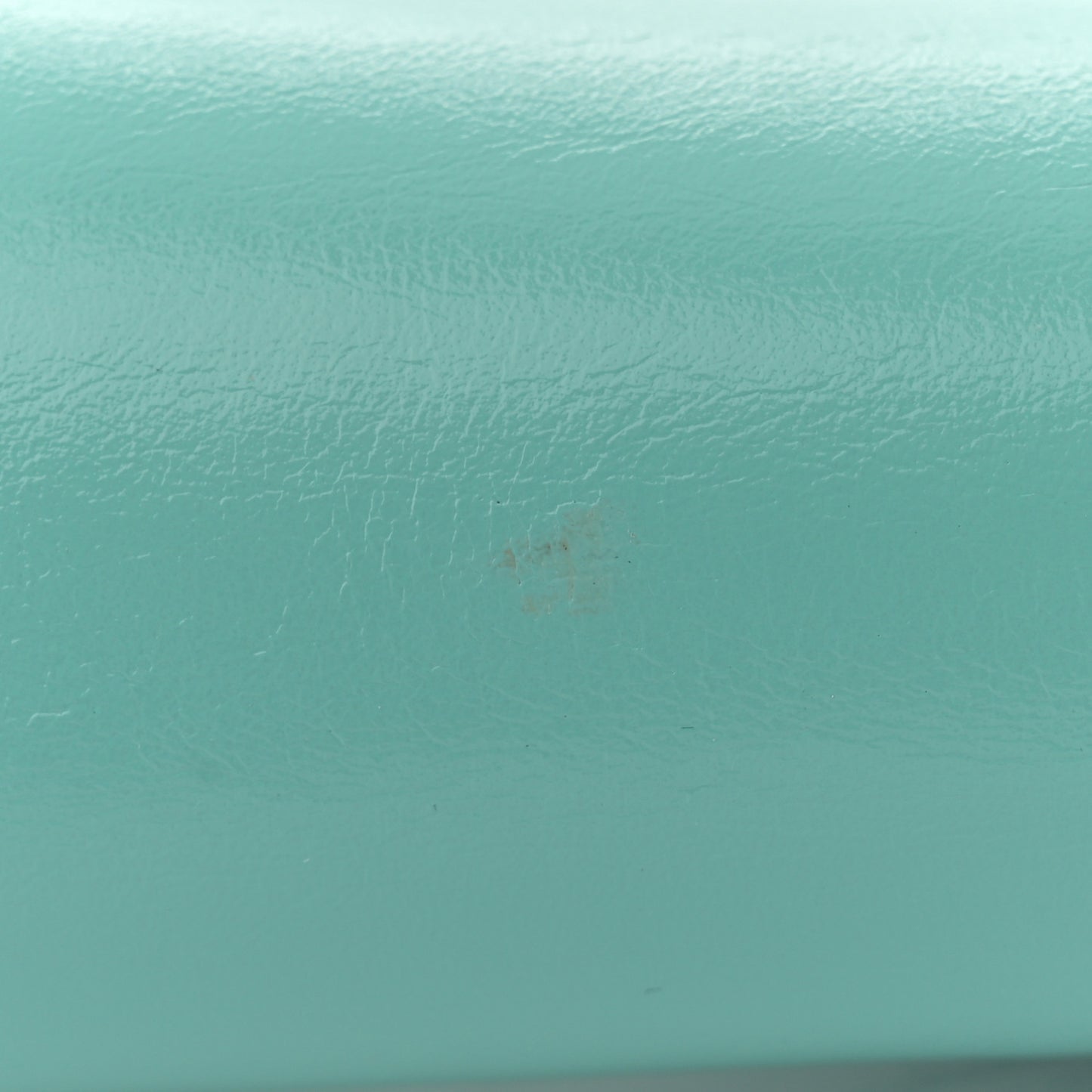 Shiny Crumpled Calfskin Quilted Nano 31 Shopping Bag Turquoise