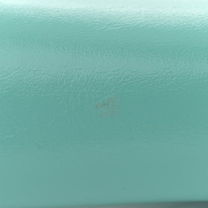 Chanel Shiny Crumpled Calfskin Quilted Nano 31 Shopping Bag Turquoise 15 of 15