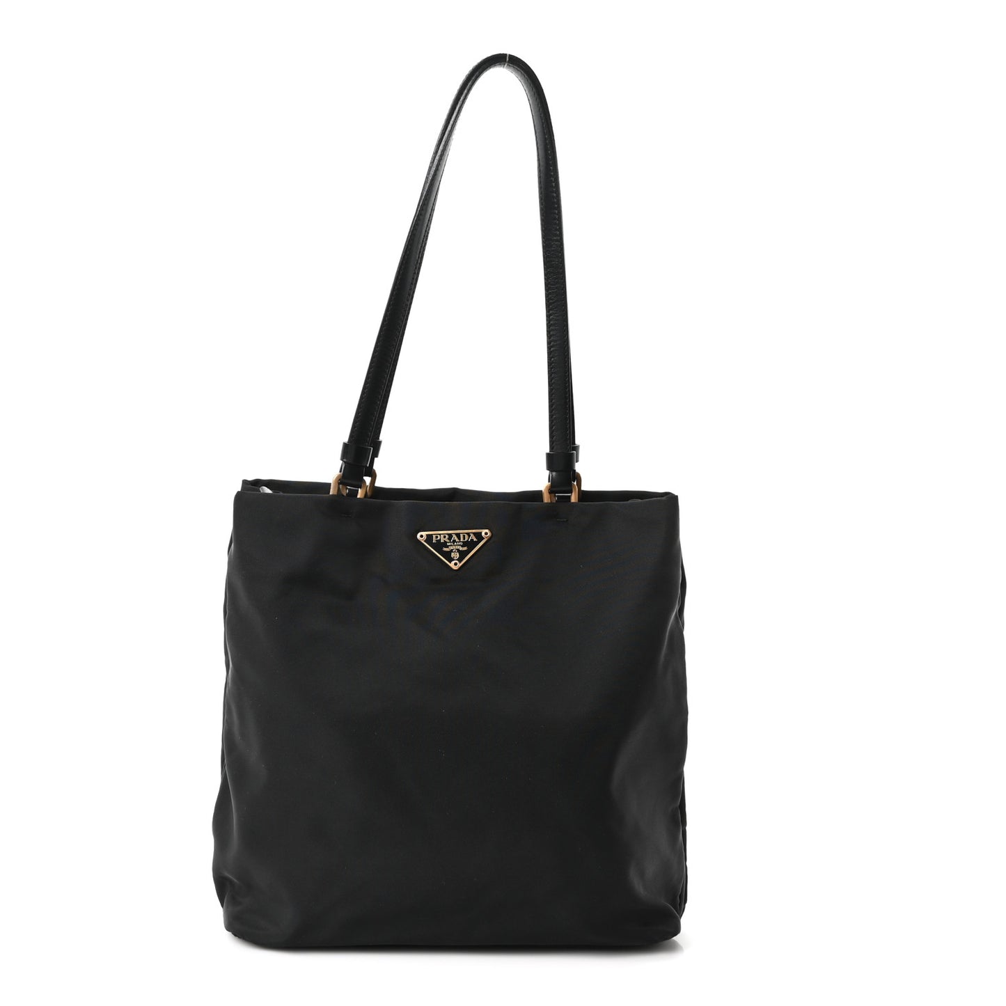 Tessuto Nylon Shopping Tote Black