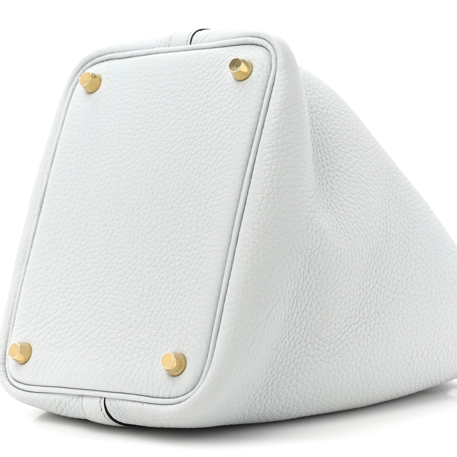 Hermes Taurillon Clemence Picotin Lock 18 PM Bleu Pale 9 of 12