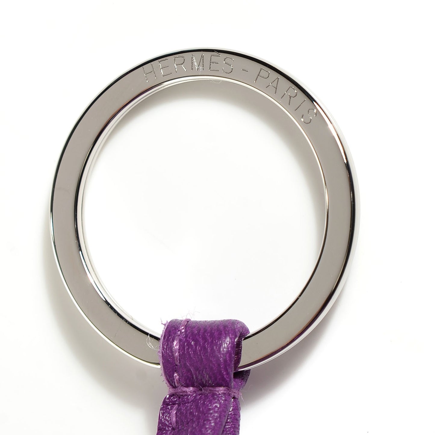 Lambskin Carmen Tassel Key Holder Violet