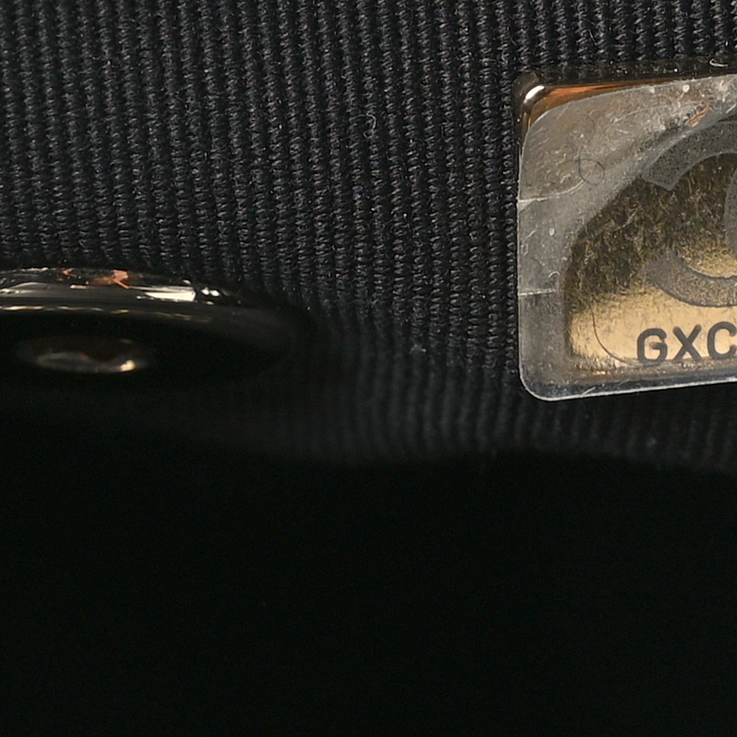 Shiny Caviar Quilted Medium Duma Pockets Drawstring Backpack Black