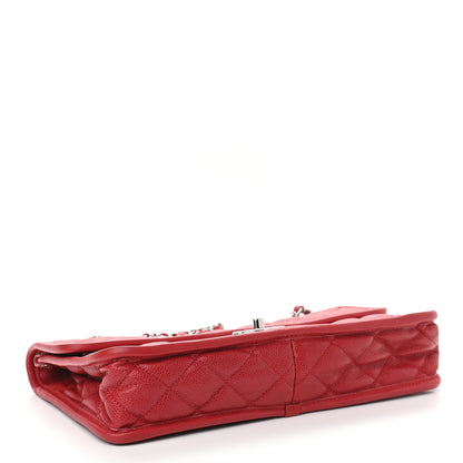 Chanel Caviar Quilted Medium French Riviera Flap Red 3 of 7