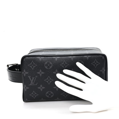 Louis Vuitton Monogram Eclipse Dopp Kit Toilet Pouch 2 of 6