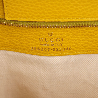 Gucci Dollar Calfskin Medium Swing Tote Raspberry Sorbet 6 of 6