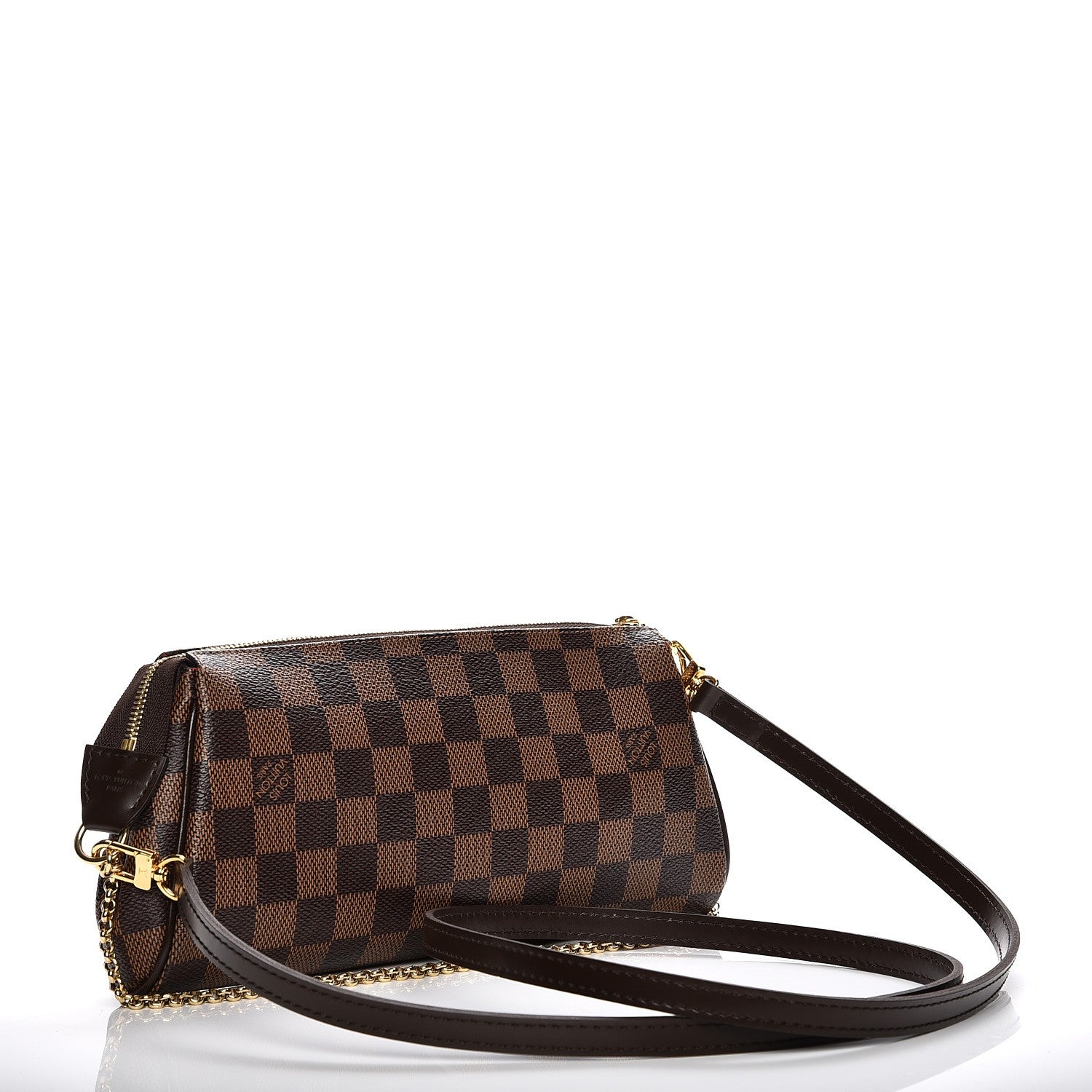 Louis Vuitton Damier Ebene Eva Clutch 4 of 8
