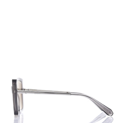 Chanel 18K White Gold Mirror Square Sunglasses 6051 Gray 3 of 8