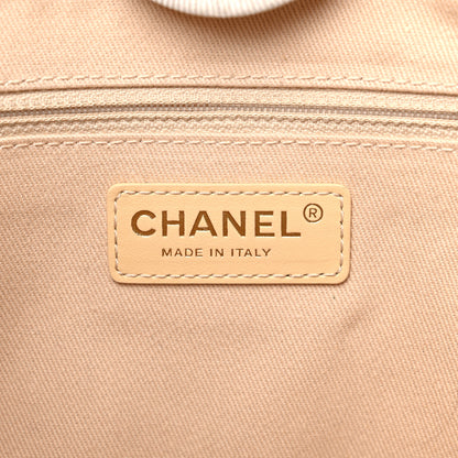 Chanel Lurex Boucle Small Deauville Tote Ivory 6 of 12