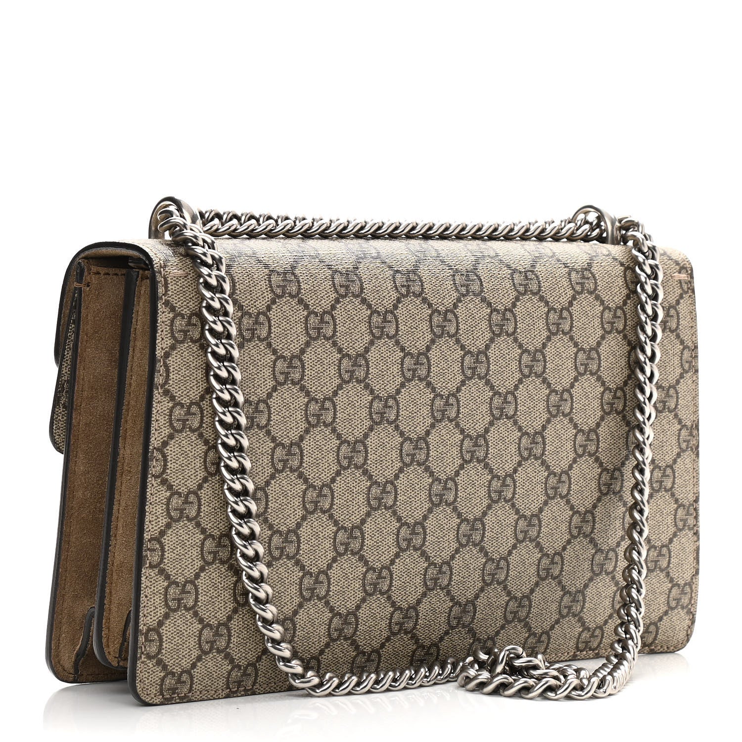 Gucci GG Supreme Monogram Small Dionysus Shoulder Bag Taupe 3 of 10