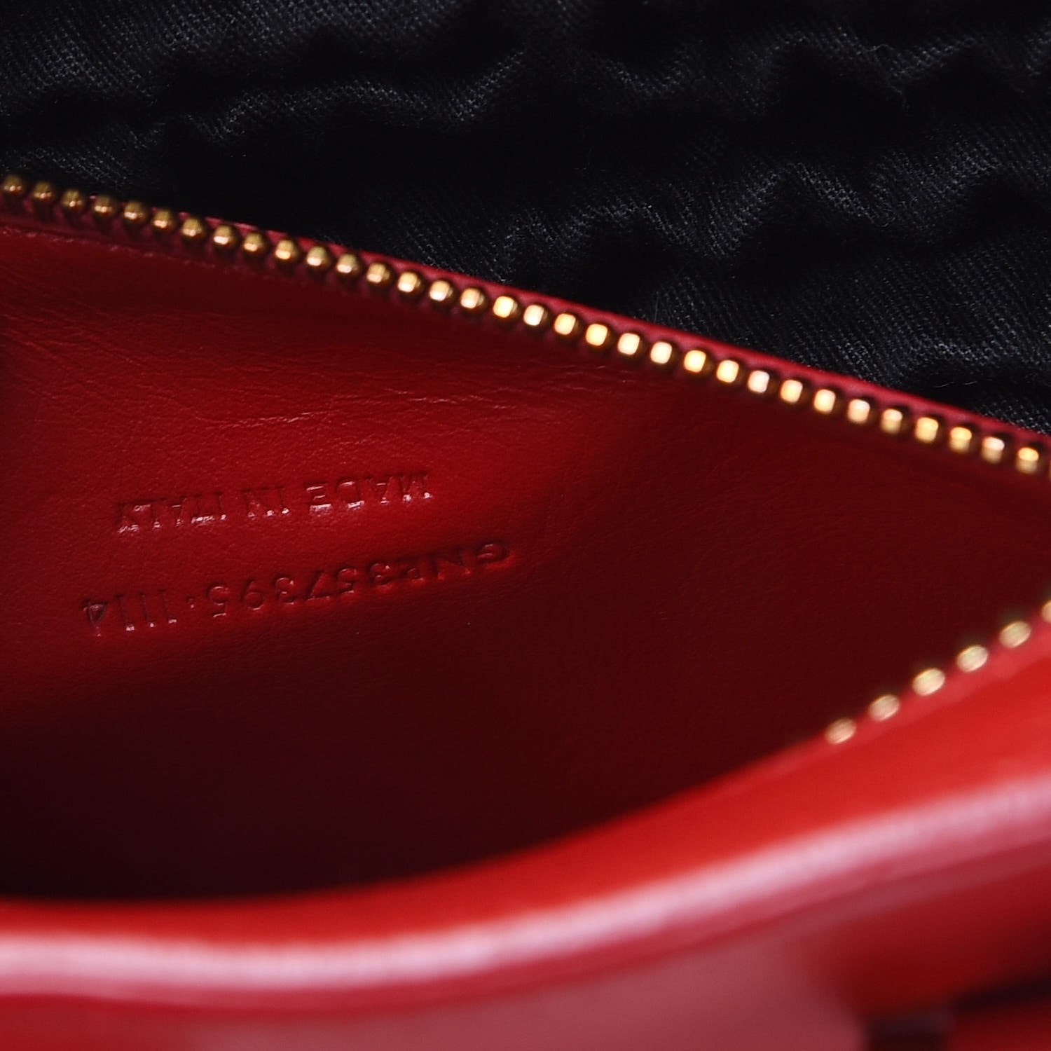 Saint Laurent Calfskin Small Monogram Cabas Lipstick Red 8 of 12