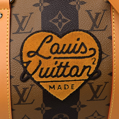 Louis Vuitton X NIGO Reverse Monogram Stripe Keepall Bandouliere 50 Brown 8 of 8
