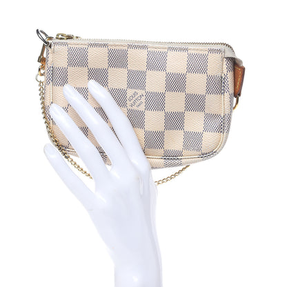 Louis Vuitton Damier Azur Mini Pochette Accessories 2 of 13