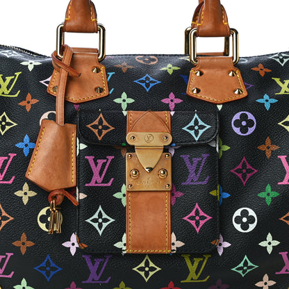 Louis Vuitton Monogram Multicolor Speedy 30 Black 7 of 29