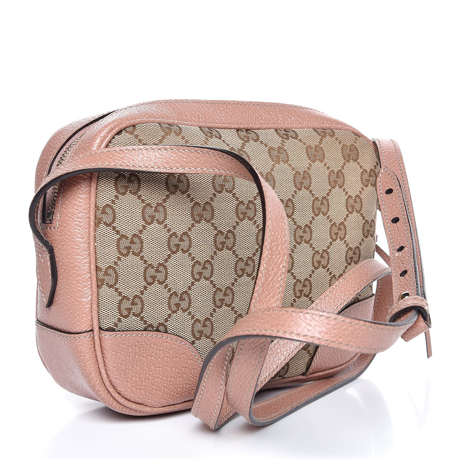 Gucci Monogram Mini Bree Messenger Bag Beige Soft Pink 3 of 7