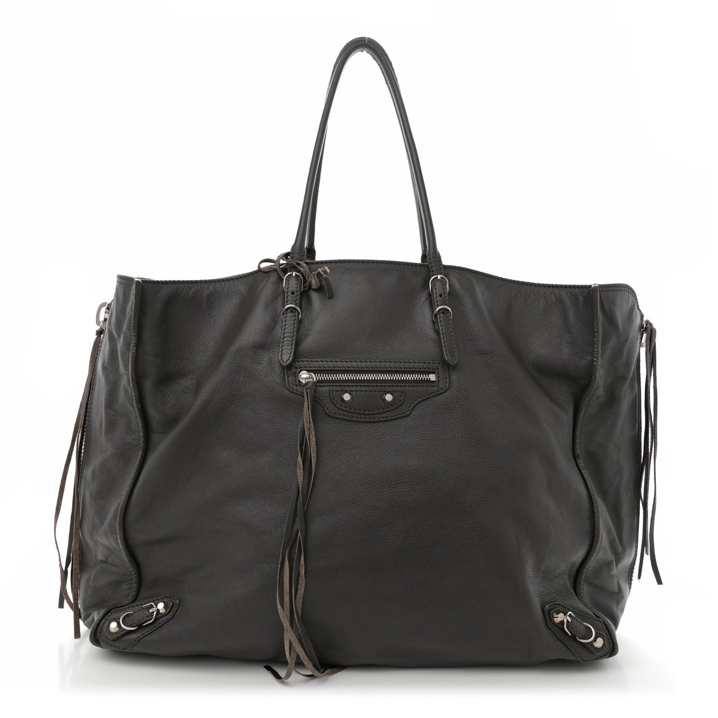 Veau Papier A4 Tote Coffee