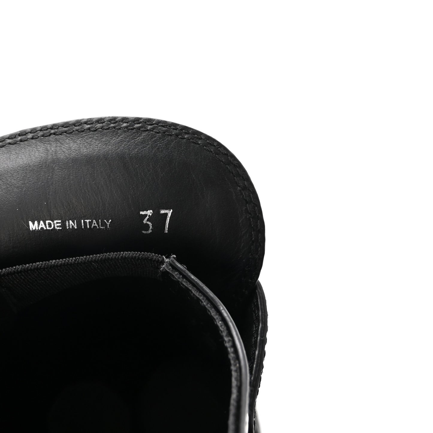 Spazzolato Metal Triangle Logo 50mm Loafers 37 Black
