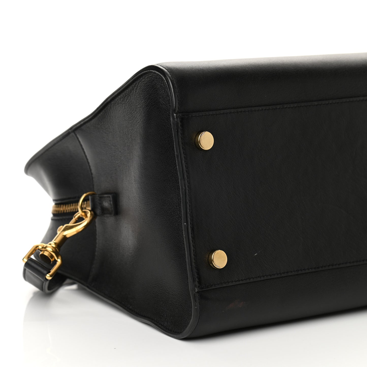 Smooth Calfskin Medium Monogram Cabas Black