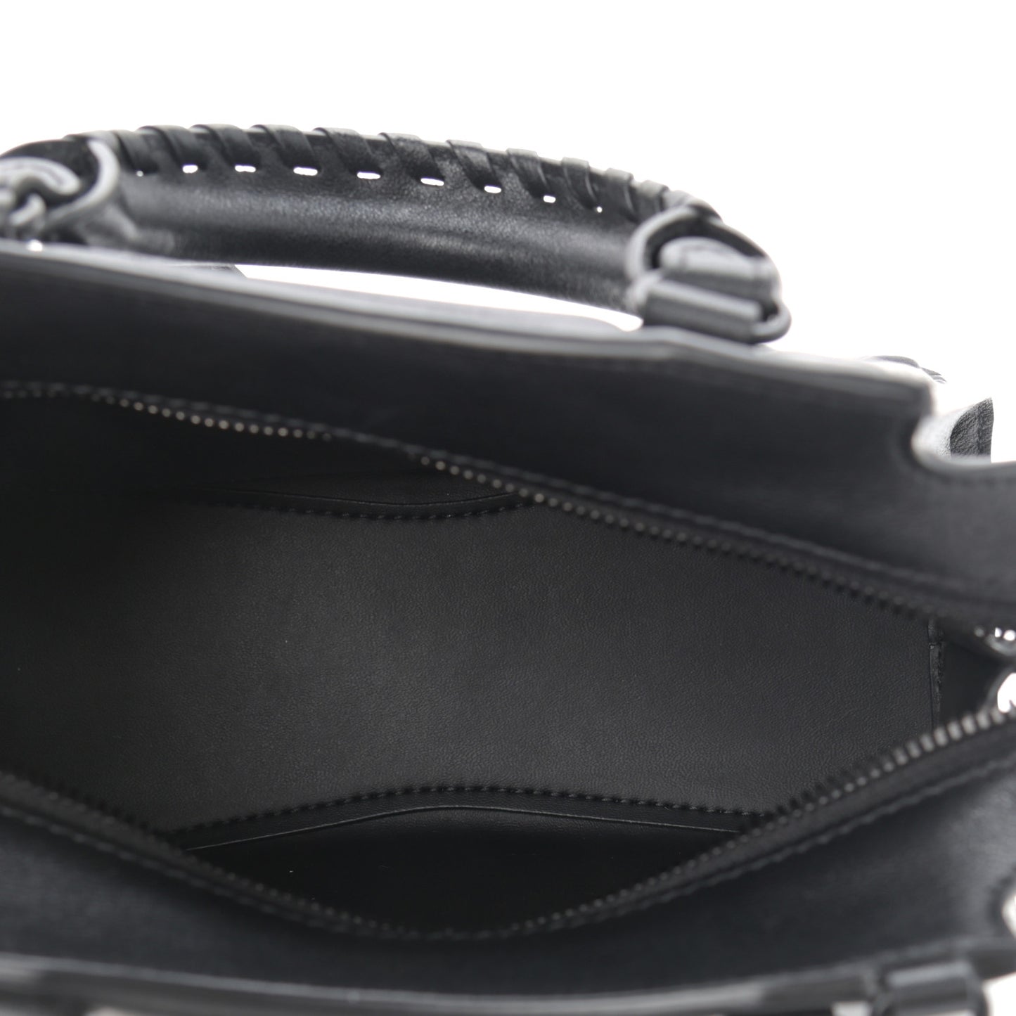 Cake Calfskin Tonal Hardware Mini Neo Classic City Black