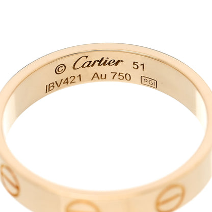 Cartier 18K Yellow Gold 3.5mm LOVE Wedding Band Ring 51 5.75 4 of 4
