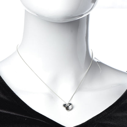 Tiffany Sterling Silver Elsa Peretti Full Heart Pendant Necklace 2 of 10