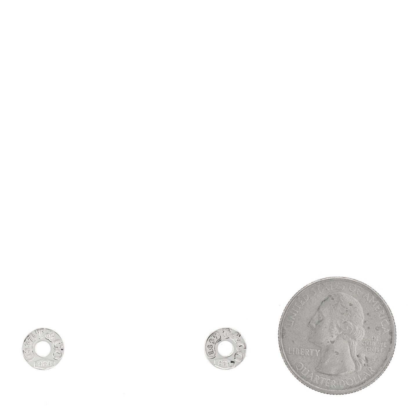 Sterling Silver 1837 Circle Earrings