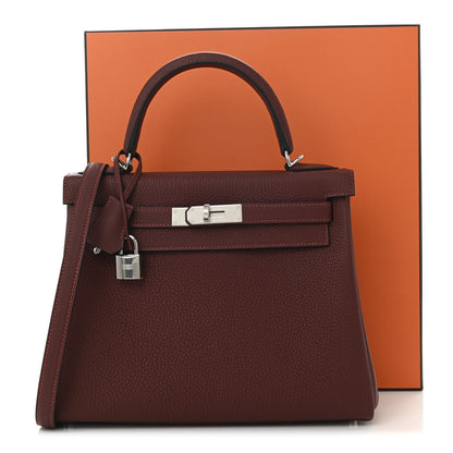 Hermes Togo Kelly Retourne 28 Rouge H 11 of 11