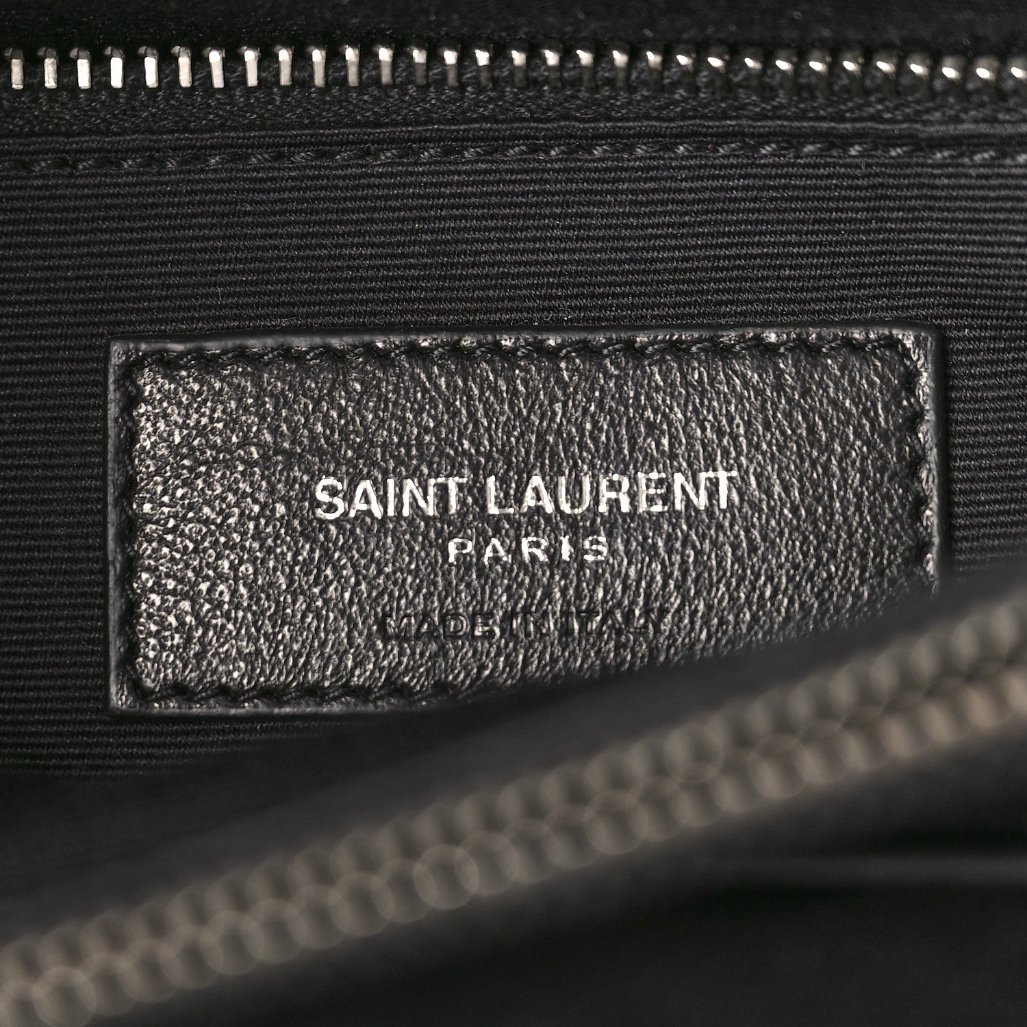 Saint Laurent Calfskin Y Quilted Monogram Medium Loulou Satchel Black 6 of 9