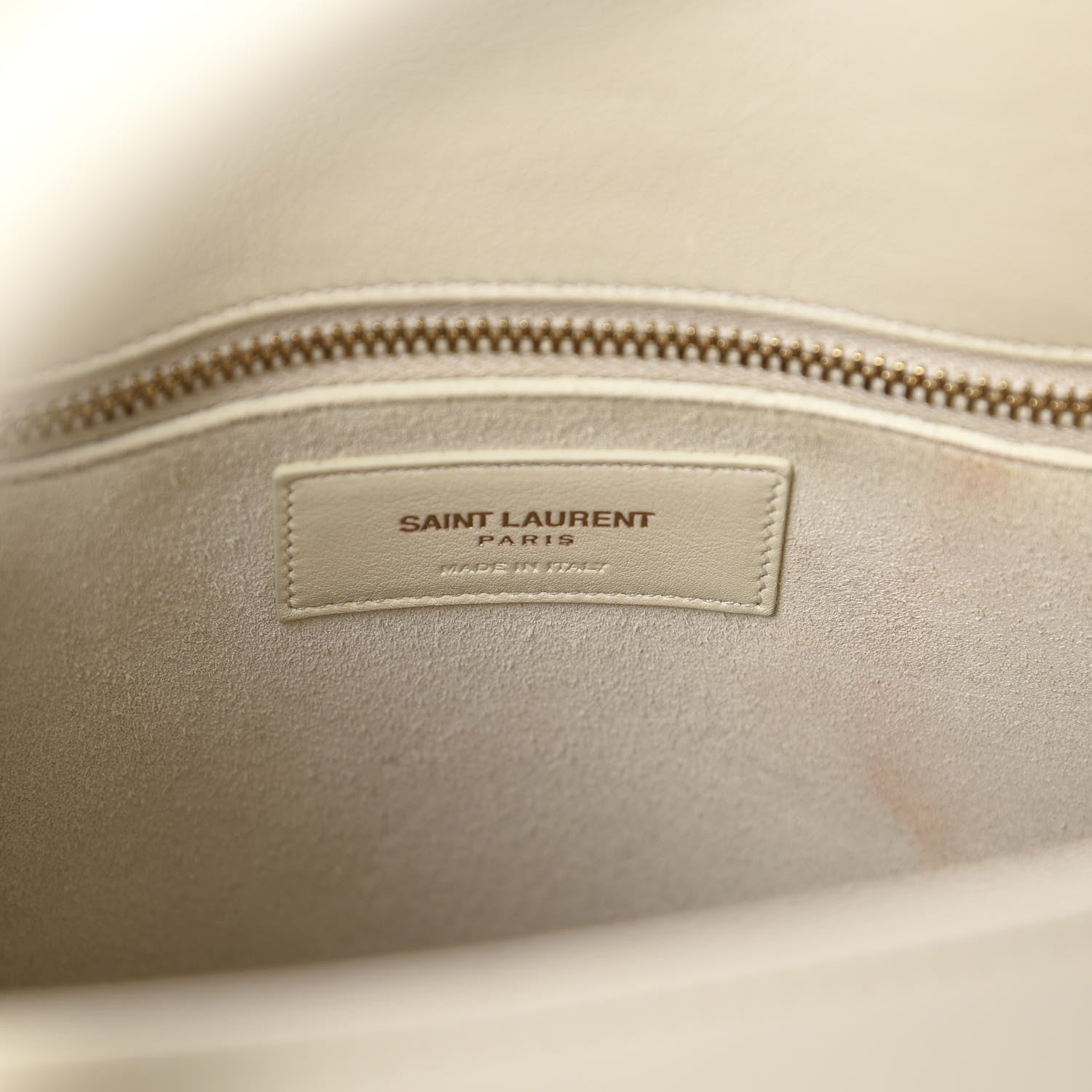 Saint Laurent Calfskin Small Sac De Jour Dove White 10 of 15