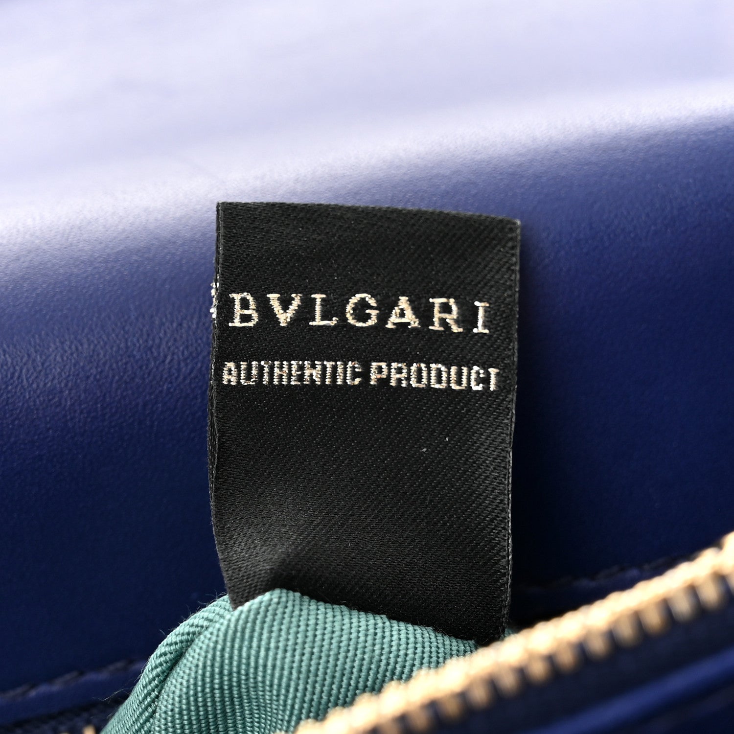 Bulgari Calfskin Serpenti Forever Shoulder Bag Navy 7 of 14