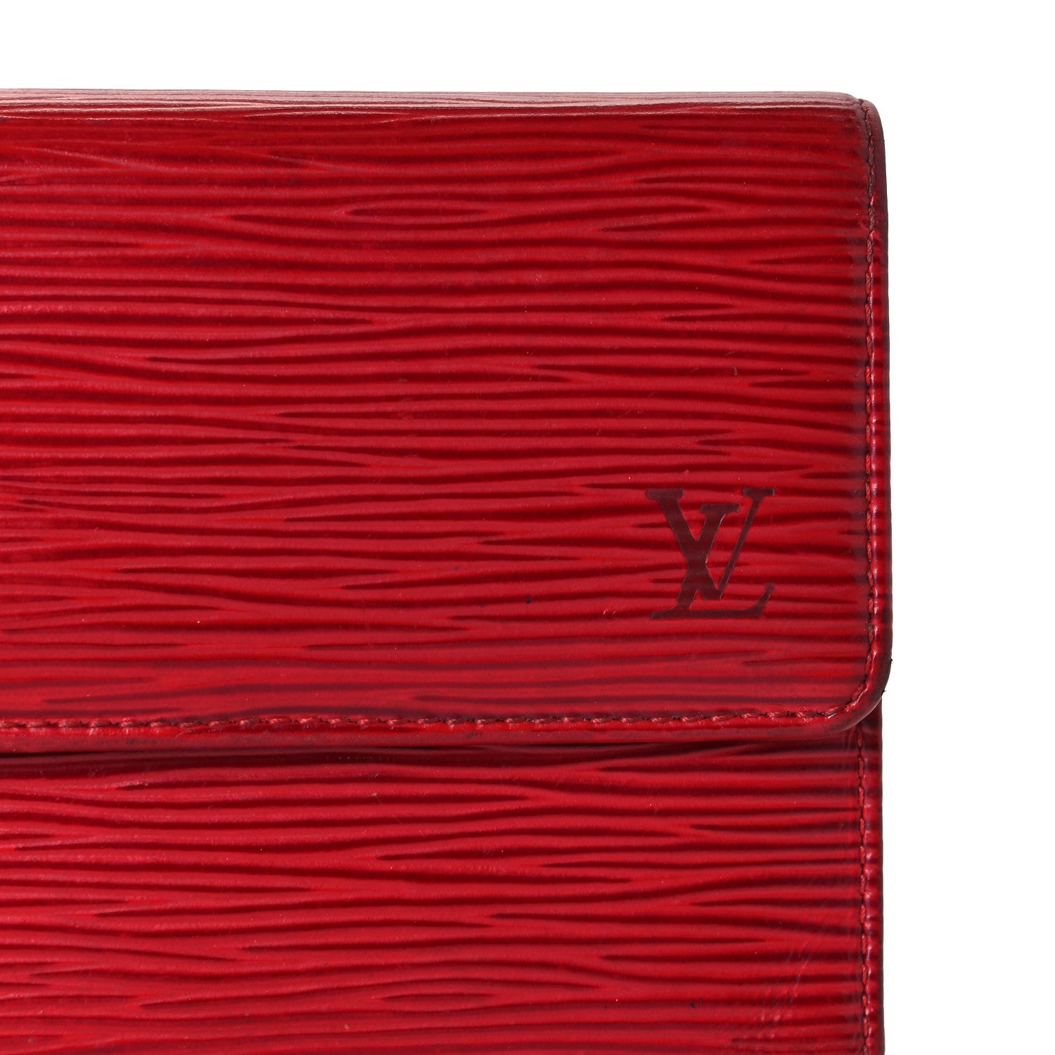 Louis Vuitton Epi Porte Tresor International Wallet Castillan Red 10 of 10