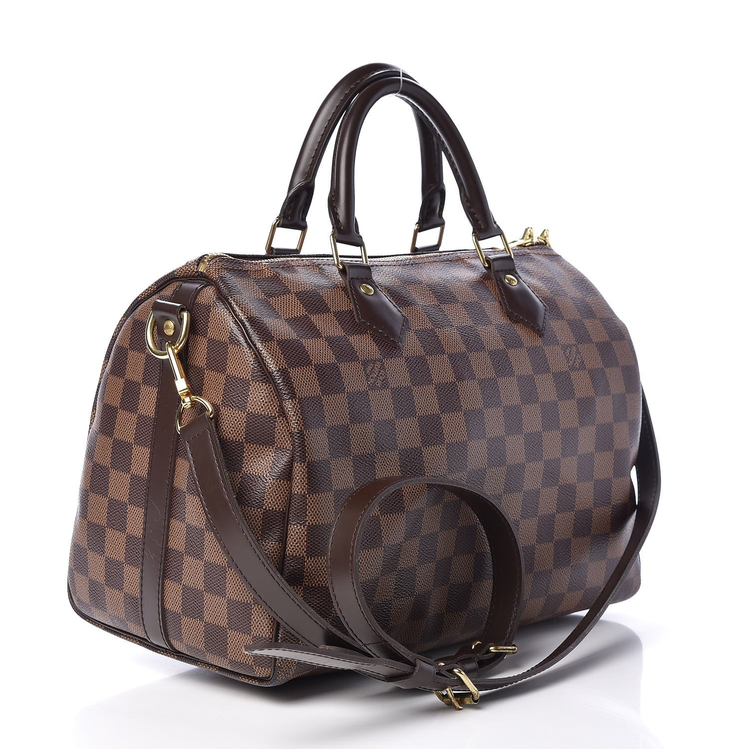 Louis Vuitton Damier Ebene Speedy Bandouliere 30 3 of 10