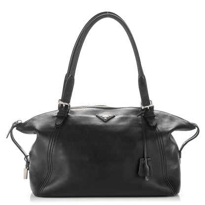 Prada Soft Calf Satchel Nero Black 1 of 7