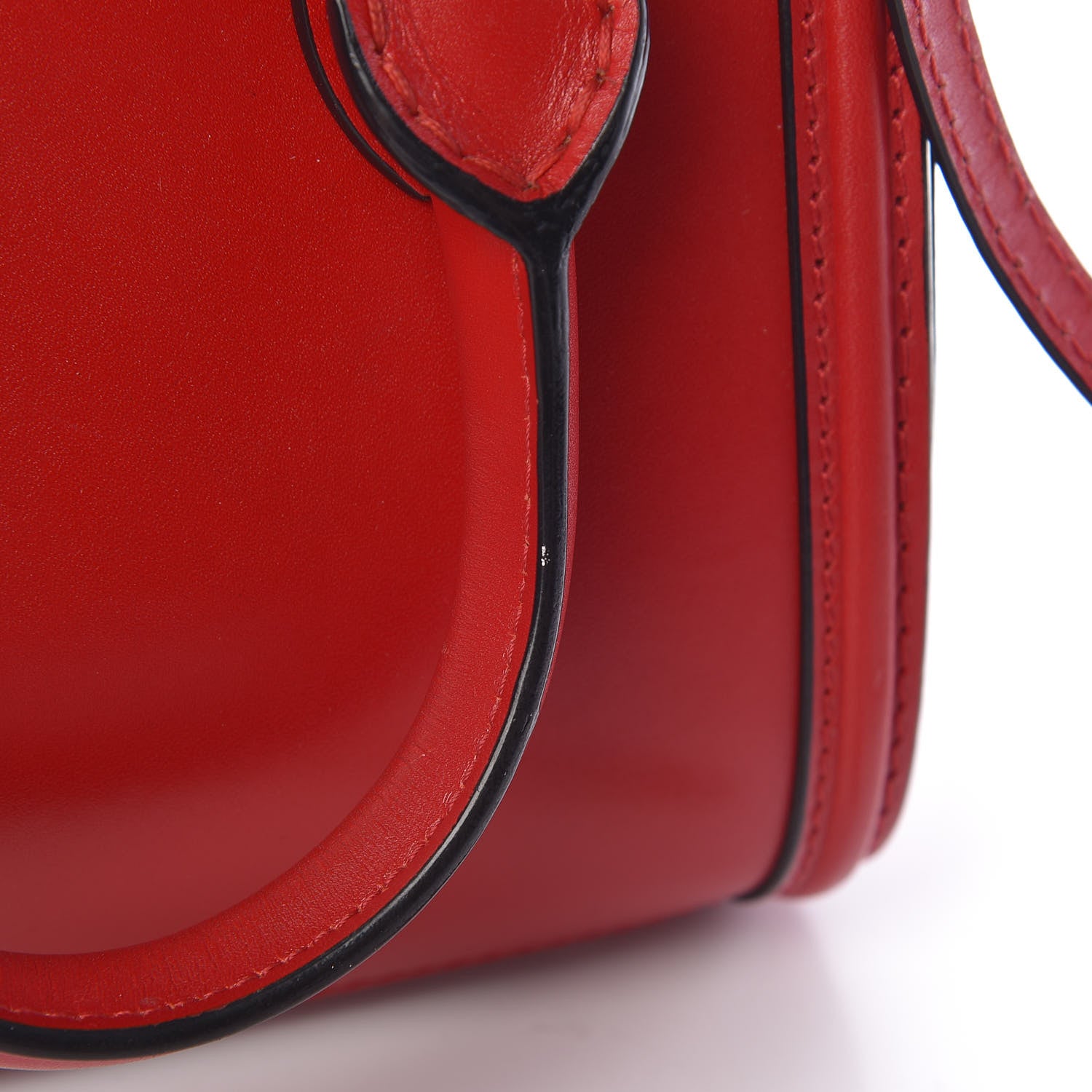 Alexander McQueen Calfskin Mini Heroine Scarlet 15 of 25