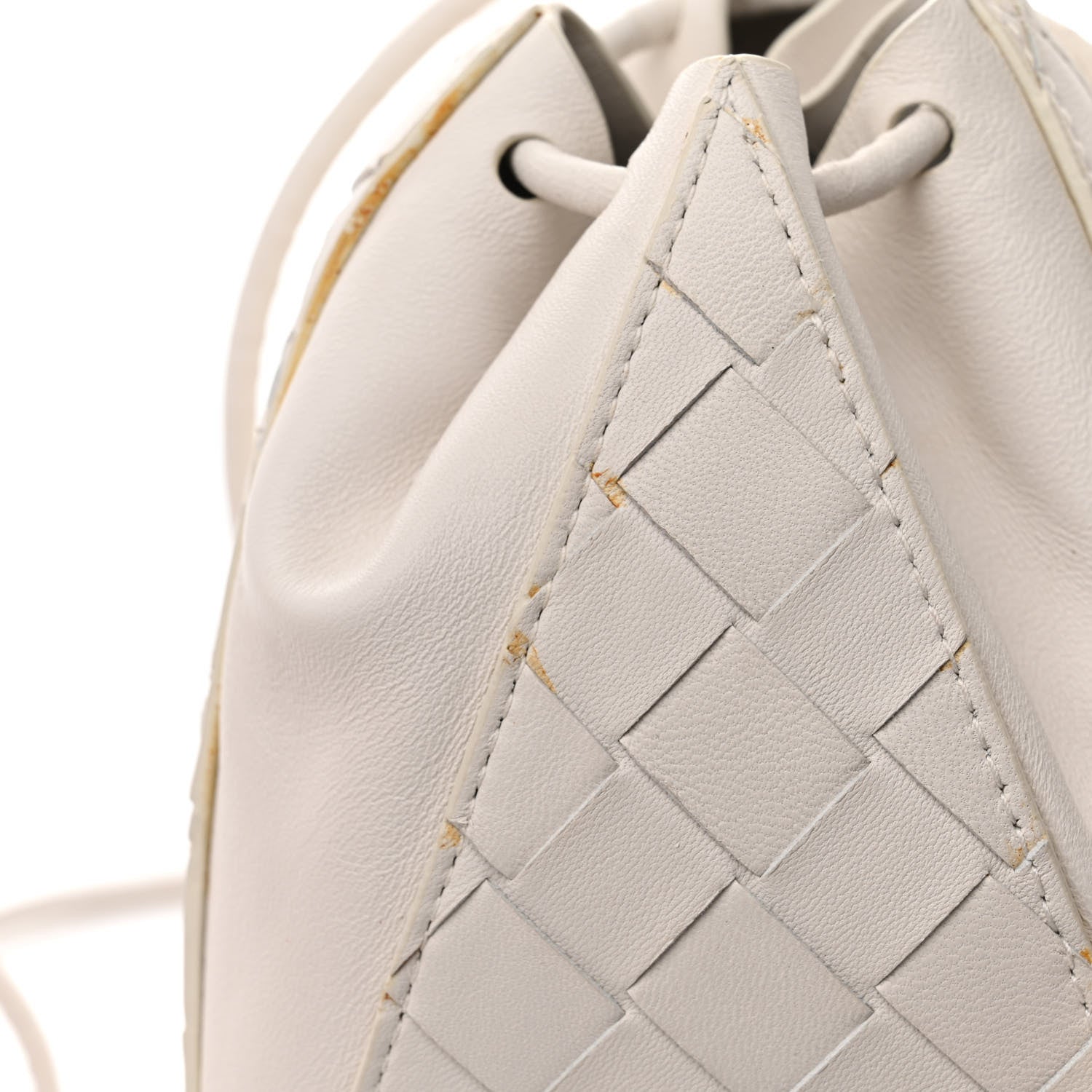 Bottega Veneta Nappa Intrecciato The Mini Knot Shoulder Bag Chalk 12 of 15
