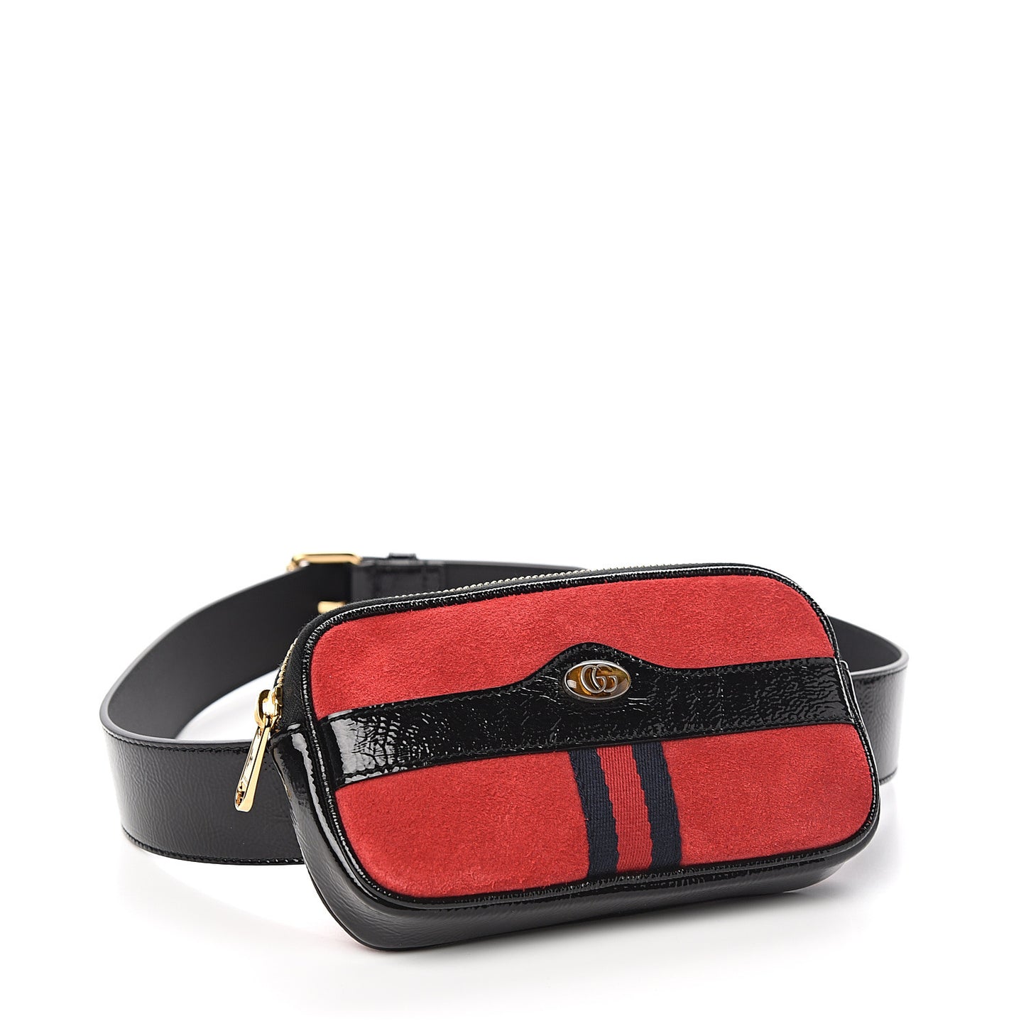 Suede Patent Ophidia Belted iPhone Case 90 36 Red