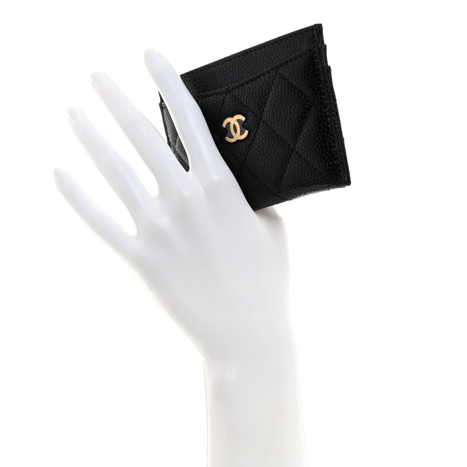 Chanel Caviar Quilted Card Holder Black 2 of 9