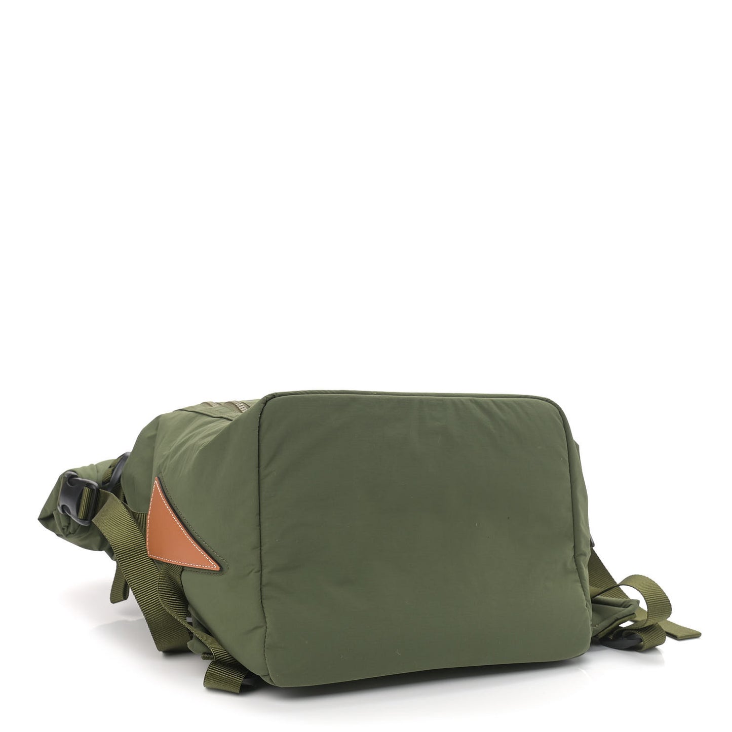 Recycled Nylon Eye/LOEWE/Nature Roll Top Backpack Khaki Green