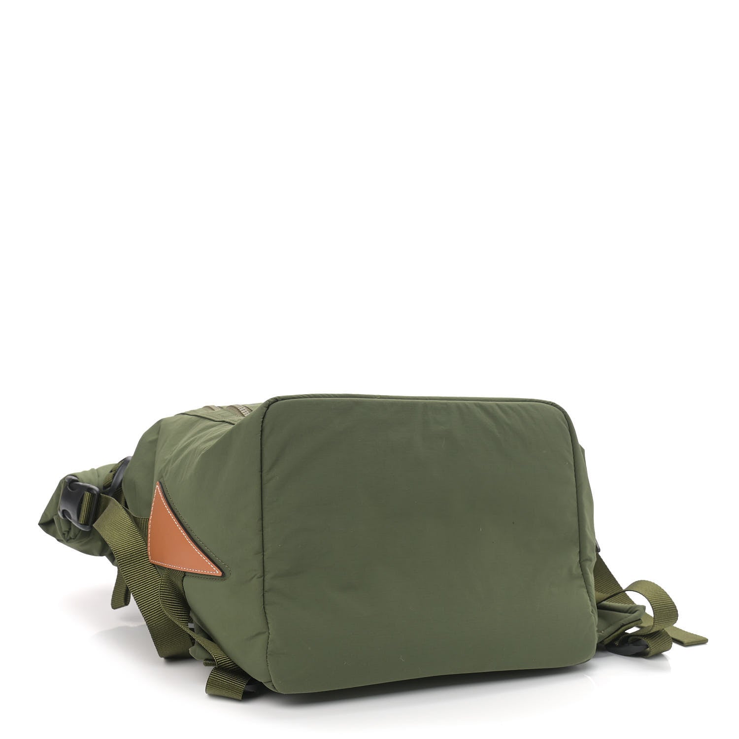 Loewe Recycled Nylon Eye/LOEWE/Nature Roll Top Backpack Khaki Green 4 of 10
