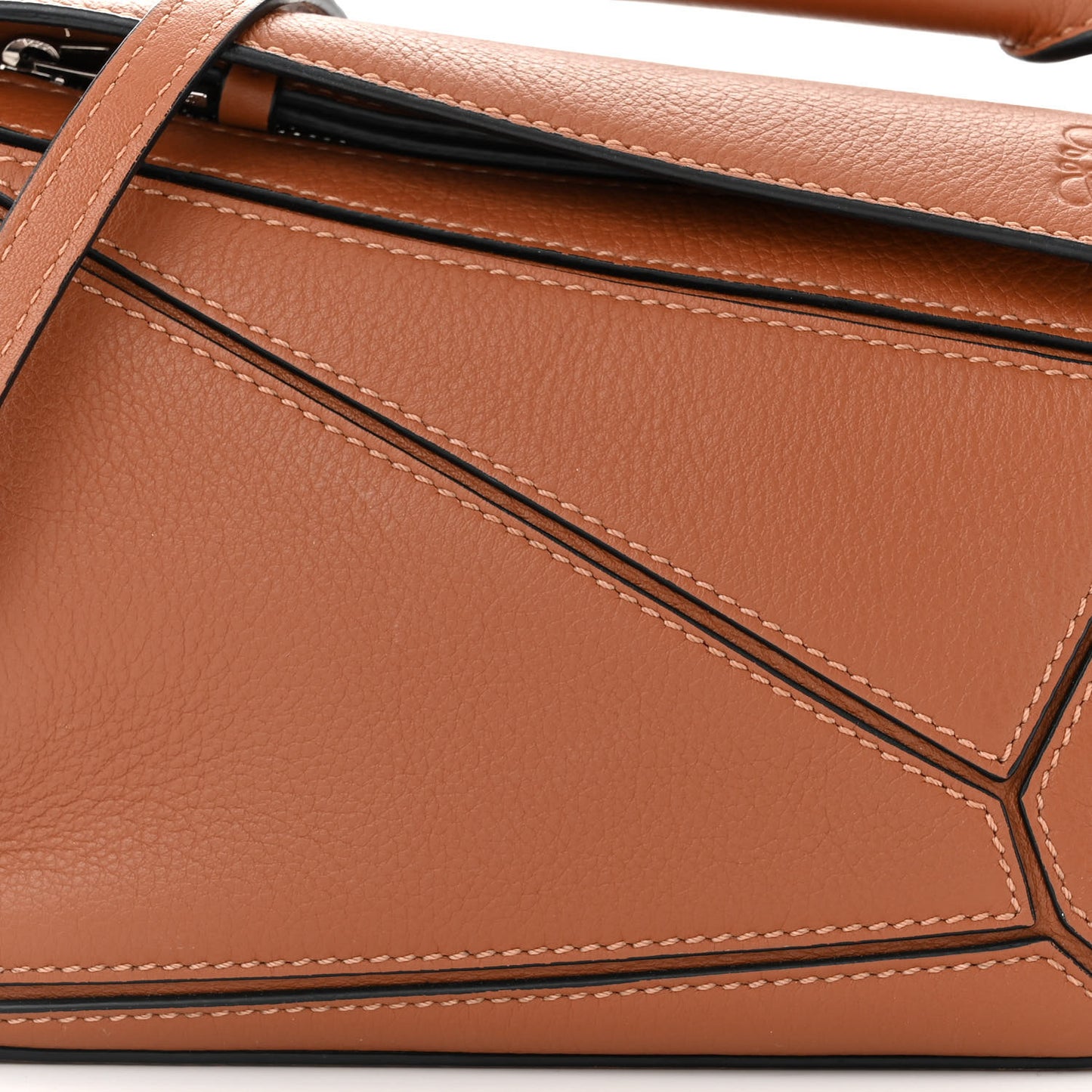 Calfskin Mini Puzzle Bag Tan