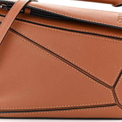 Loewe Calfskin Mini Puzzle Bag Tan 8 of 10
