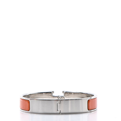 Hermes Enamel Narrow Clic Clac H Bracelet PM Orange 3 of 6