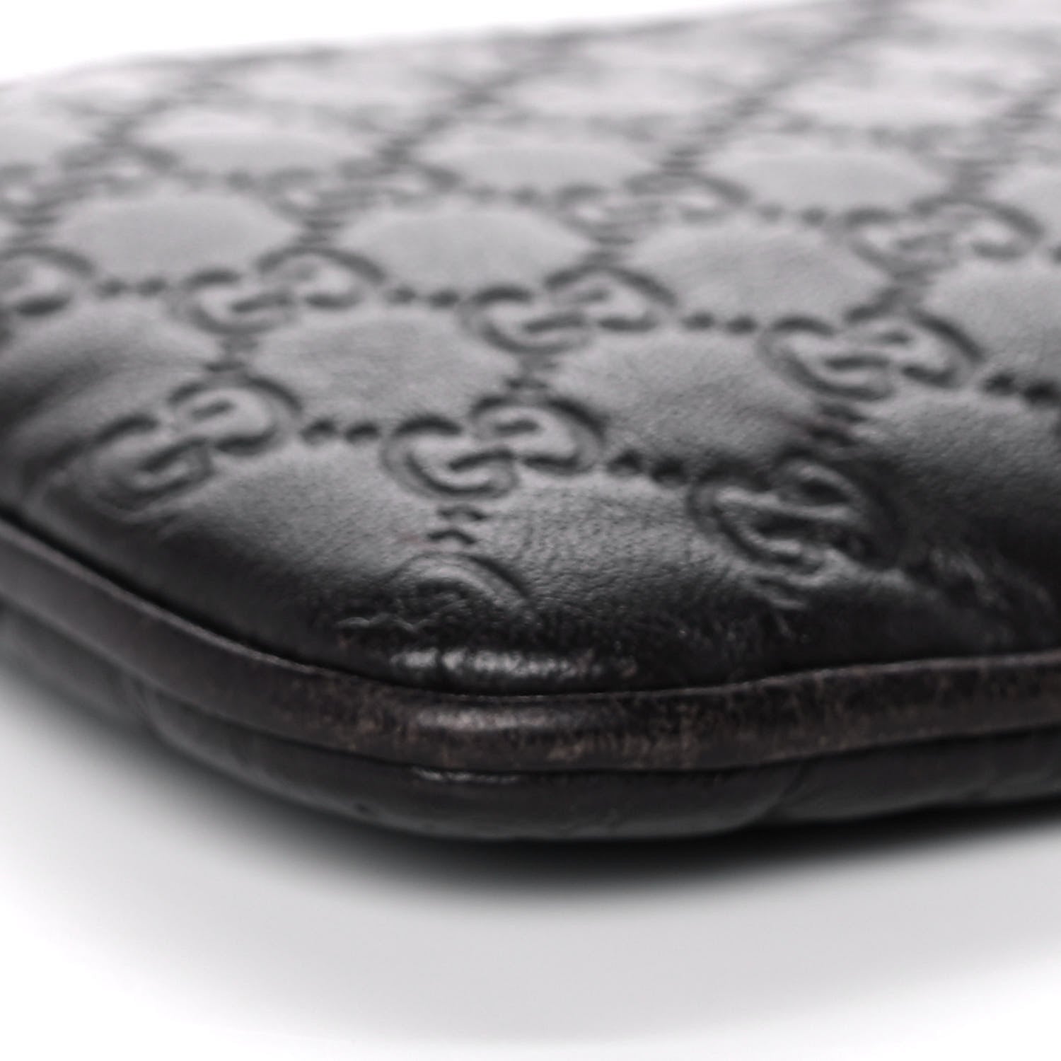 Gucci Microguccissima Key Ring Coin Case Black 9 of 12