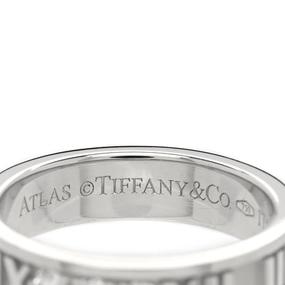 Tiffany 18K White Gold Diamond Atlas Ring 47 4 4 of 4