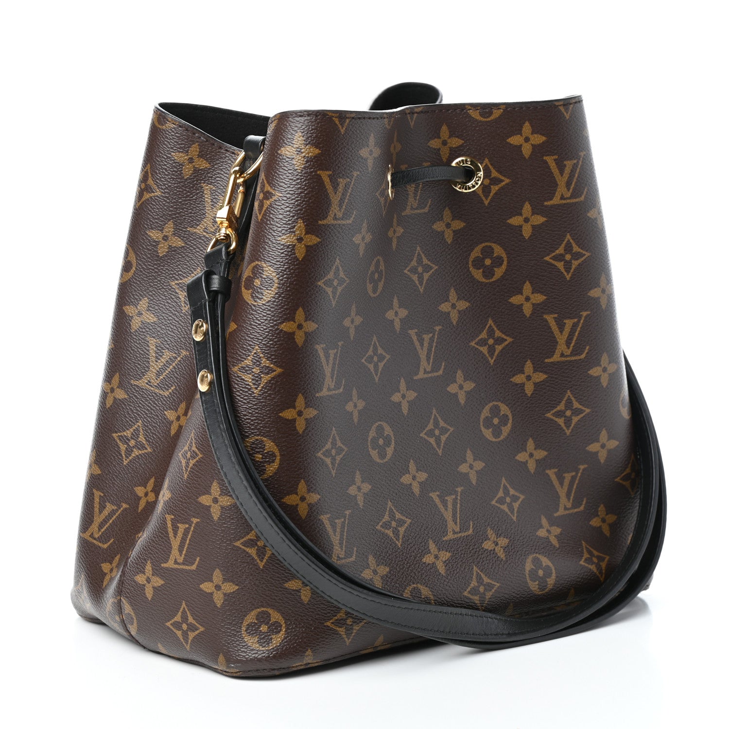 Louis Vuitton Monogram Neonoe MM Black 3 of 9