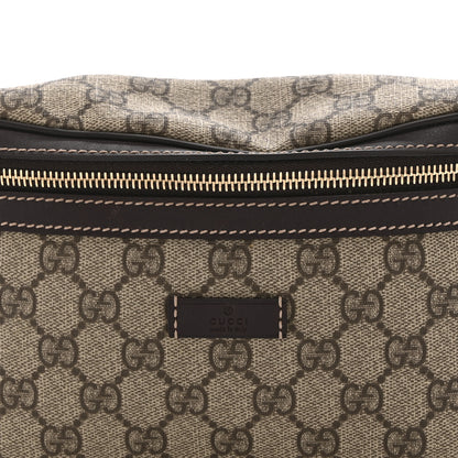 Gucci GG Supreme Monogram Belt Bag Dark Brown 8 of 10
