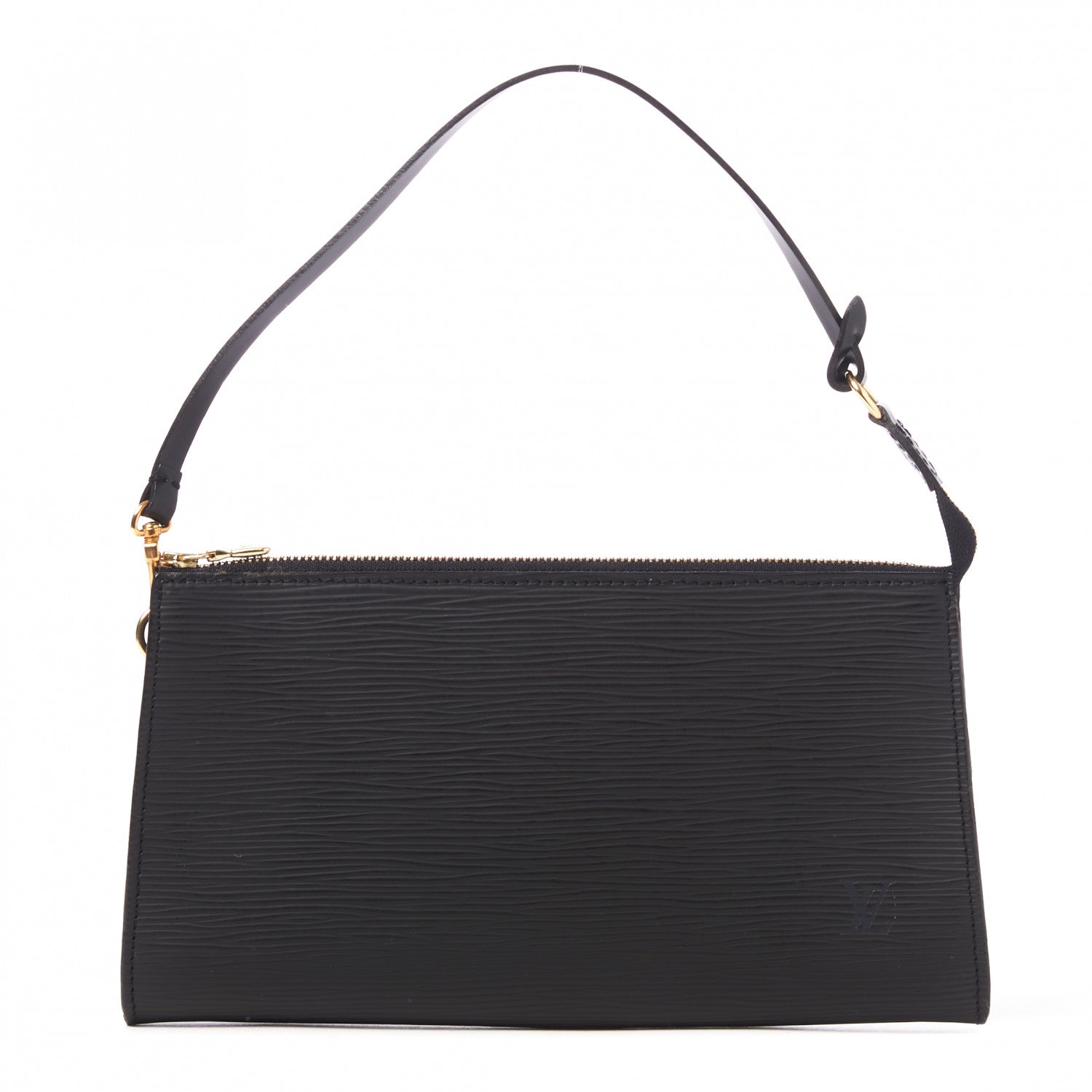 Louis Vuitton Epi Pochette Accessories 24 Black 1 of 8