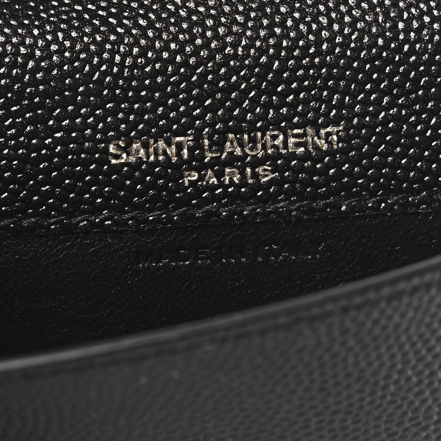 Grain De Poudre Uptown Monogram Card Case Black