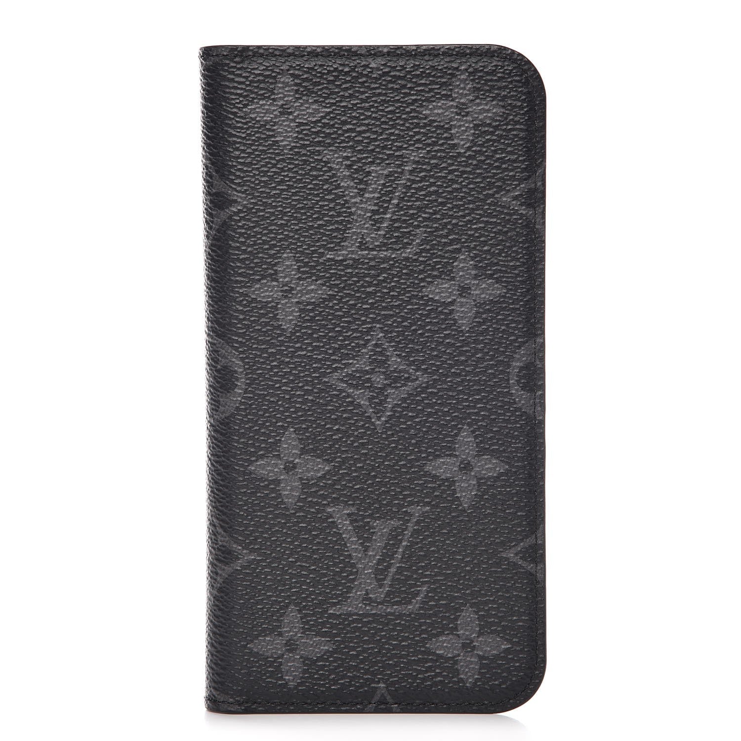 Louis Vuitton Monogram Eclipse iPhone X Folio Case 1 of 7