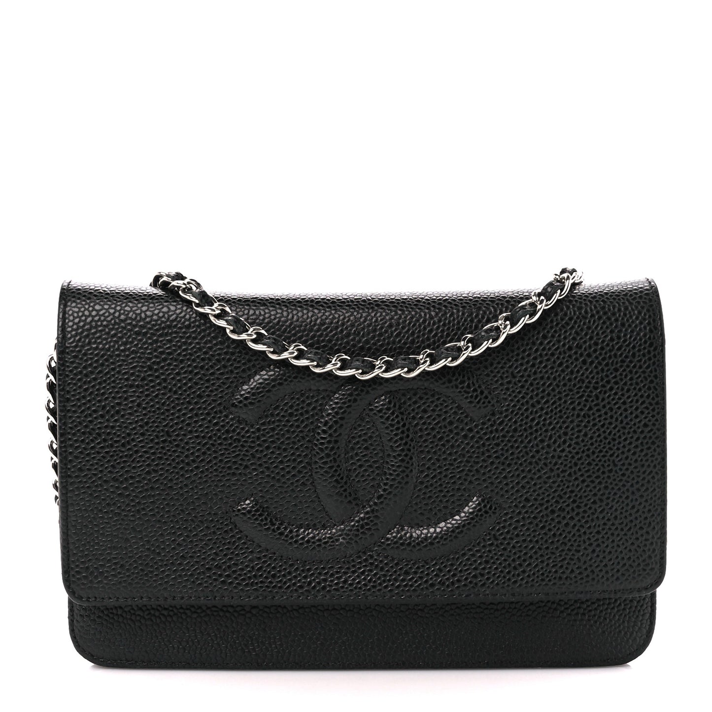 Caviar Timeless CC Wallet on Chain WOC Black